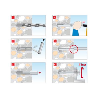 Tox Spreizwerkzeug E-SW M 8, für Einschlaganker Bild 4
