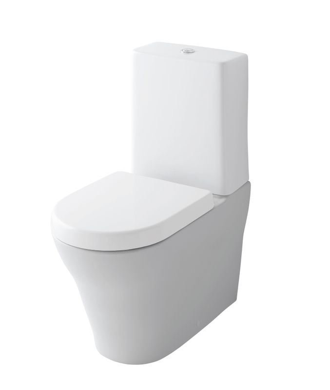 Toto Stand-WC MH randlos weiss Tornado Flush Tiefspüler, 410 x 392 x 704 mm, Farbe weiß Bild 1