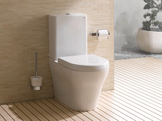 Toto Stand-WC MH randlos weiss Tornado Flush Tiefspüler, 410 x 392 x 704 mm, Farbe weiß Bild 4