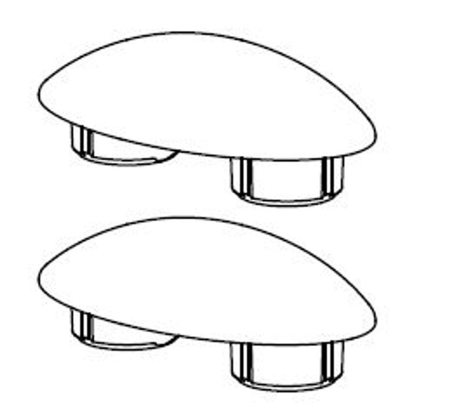 Toto Ausgleichspuffer +2 mm MH slim / RP/RP compact / SP/GP, für WC-Sitz Bild 1