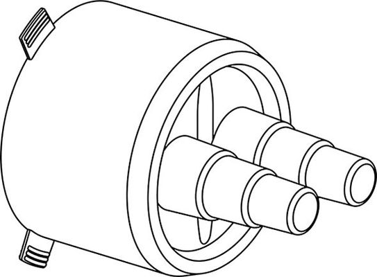 Uponor Ecoflex Gummi-Endkappe, Twin 25+32+40 / 140, 184 mm Bild 5