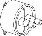 Uponor Ecoflex Gummi-Endkappe, Twin 18-22+25-28+32 / 140, 184 mm Bild 6