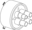 Uponor Ecoflex Gummi-Endkappe, Quattro 18-28+32+40 / 200, 184 mm Bild 6