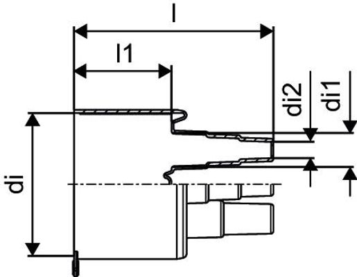 Uponor Gummi-Endkappe, Quattro 25-28+32+40 / 175 mm, 184 mm Bild 4