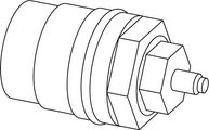 Uponor Combi Port Gen Ventileinsatz TM KVS 2,8, 40 mm Bild 1