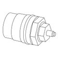 Uponor Combi Port Gen Ventileinsatz TM KVS 2,8, 40 mm Bild 2
