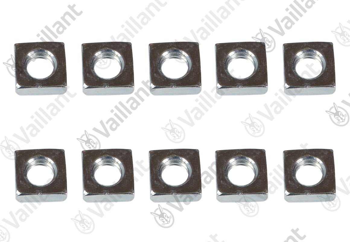 Vaillant Mutter, Vierkantmutter M6, 10 Stück Bild 1