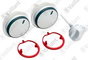 Vaillant Knopf, weiss (excl.), Set á 3 Stück, Farbe weiß Bild 1