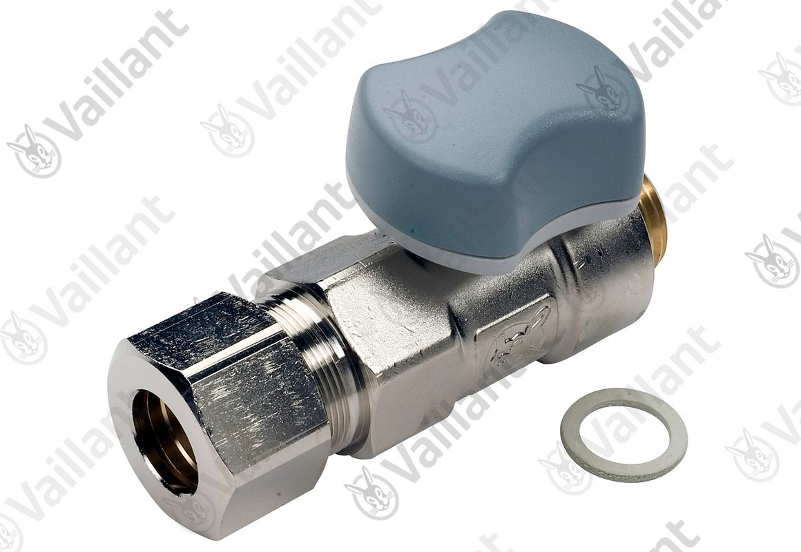 Vaillant Gasabsperrhahn, 1/2" x 15, mit TAE Bild 1