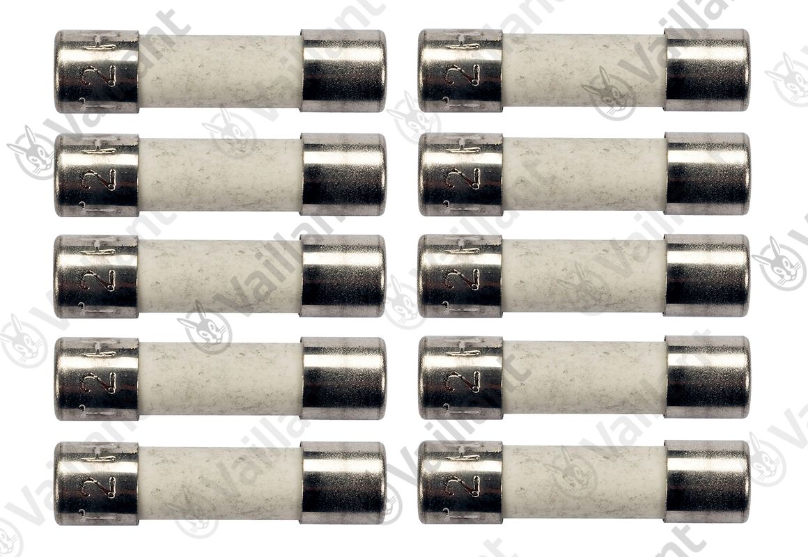 Vaillant Sicherung, 2,0 A T2H, 10 Stück Bild 1