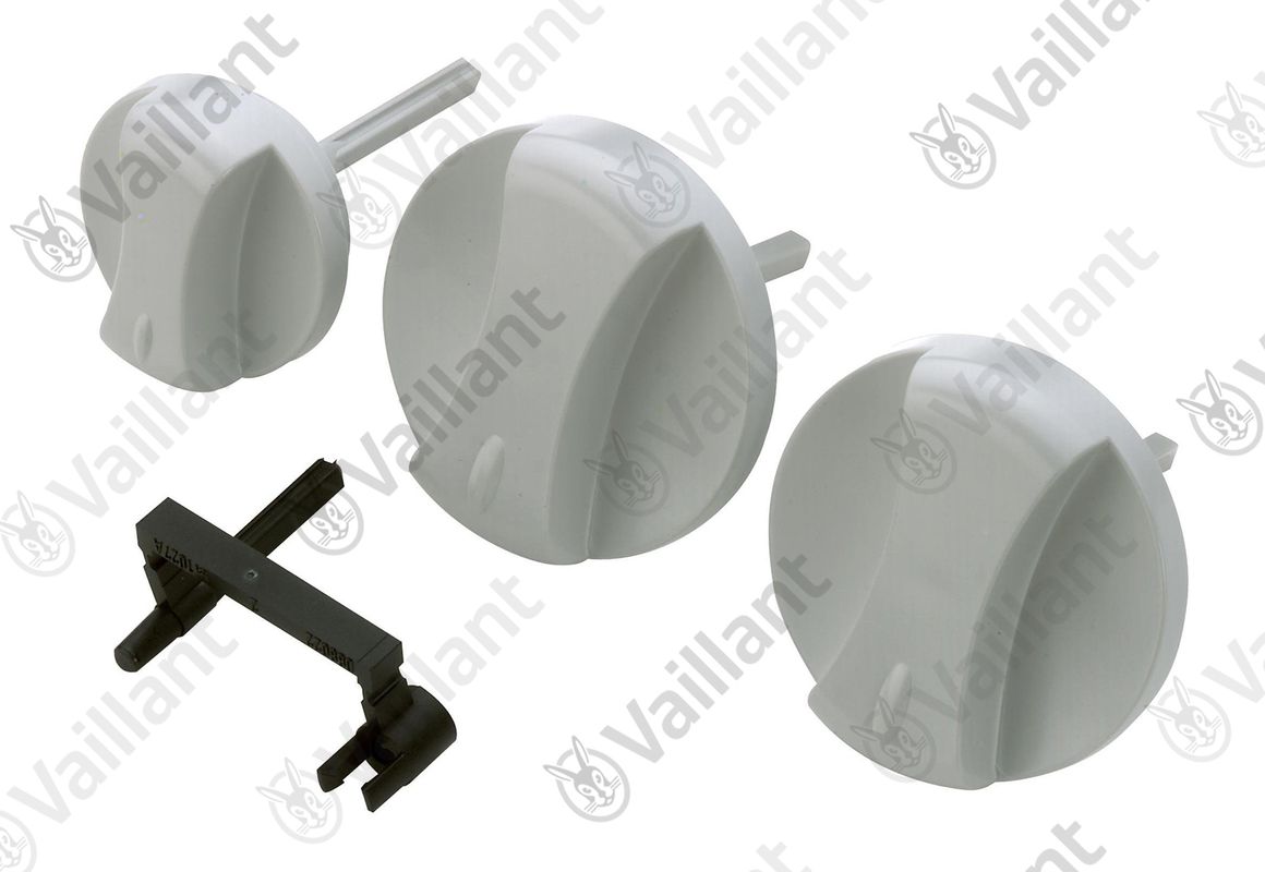 Vaillant Knopf, Set á 3 Stück, Farbe grau Bild 1