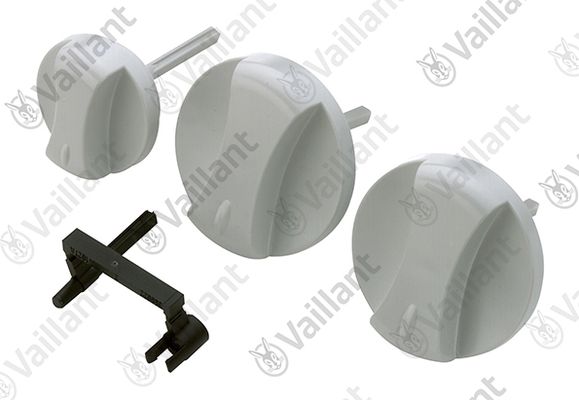 Vaillant Knopf, Set á 3 Stück, Farbe grau Bild 2