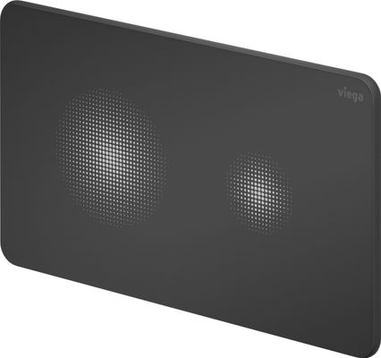 Viega WC Betätigungsplatte VfS 25 8615.1 aus Kunststoff in, 130 x 6 mm, Farbe schwarz Bild 2
