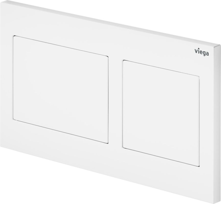 Viega WC Betätigungsplatte Visign for Style 21 8611.1 Kunststoff, 130 x 8 mm, Farbe weiß Bild 1