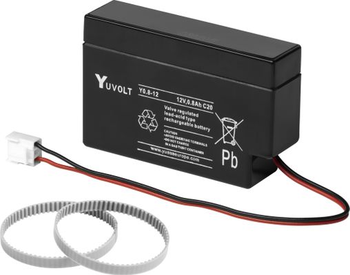 Viega Akku- und Zahnriemenset 6146.39, für alle Multiplex Trio E-Modelle Bild 2