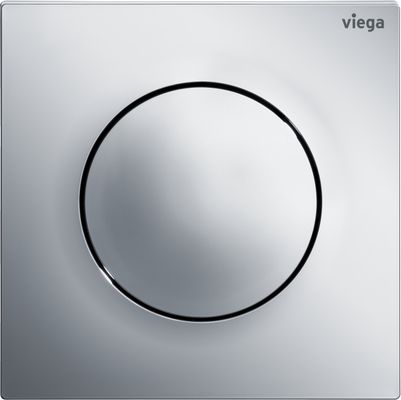 Viega Urinal Betätigungsplatte VfS 20 8610.2 aus Kunststoff in verchromt, 130 x 130 x 8 mm, Farbe chrom Bild 2