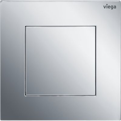 Viega Urinal Betätigungsplatte VfS 21 8611.2 aus Kunststoff in verchromt, 130 x 130 x 8 mm, Farbe chrom Bild 2