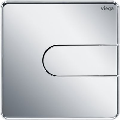 Viega Urinal Betätigungsplatte VfS 23 8613.2 aus Kunststoff in verchromt, 130 x 130 x 6 mm, Farbe chrom Bild 2