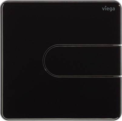 Viega Urinal Betätigungsplatte VfS 23 8613.2 aus Kunststoff in, 130 x 130 x 6 mm, Farbe tiefschwarz Bild 2