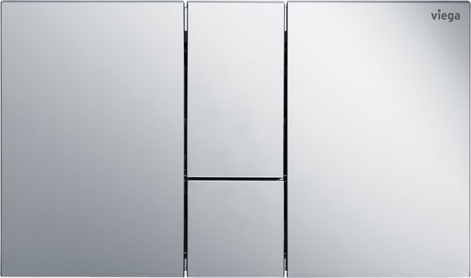 Viega WC Betätigungsplatte VfS 24 8614.1 aus Kunststoff in Metallfarbe Bild 3