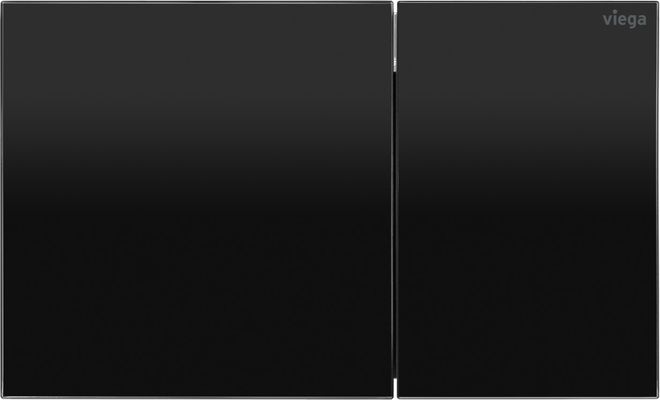 Viega WC Betätigungsplatte Visign for More 200 8620.1 Glas, 135 x 226 x 28 mm, Farbe tiefschwarz Bild 3
