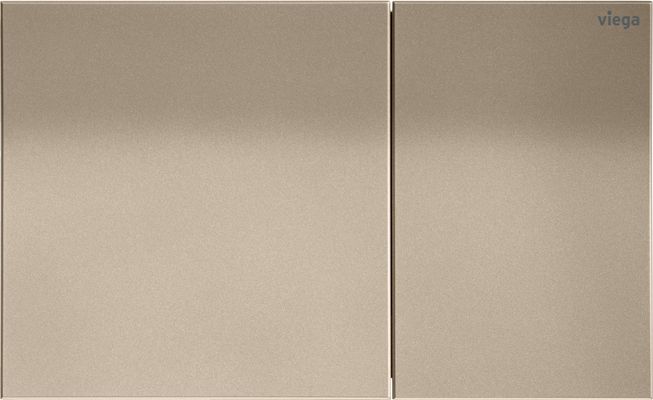 Viega WC Betätigungsplatte Visign for More 200 8620.1 Metall kupfer / goldfarben, 135 x 226 x 28 mm, Farbe kupfer Bild 3