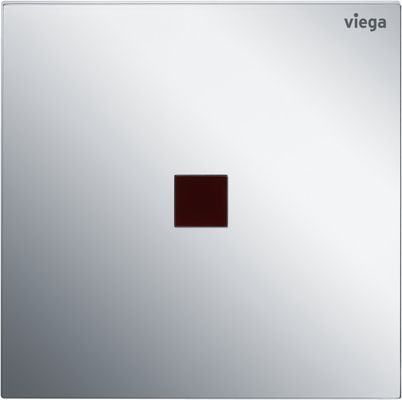 Viega Urinal Betätigungsplatte VfM 200 8620.2 aus Kunststoff in verchromt, 130 x 226 x 8 mm, Farbe chrom Bild 2