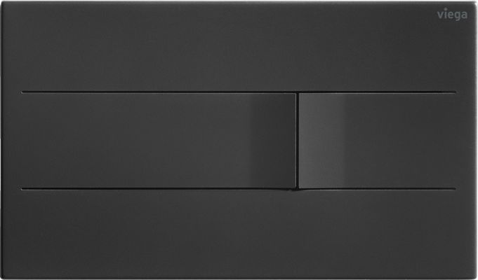Viega WC Betätigungsplatte Visign for More 201 8621.1 Edelstahl, 130 x 220 x 3 mm, Farbe schwarz Bild 3
