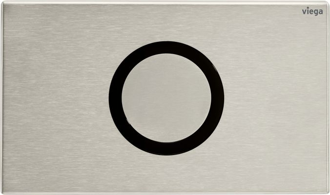 Viega WC Betätigungsplatte VfP 12 8635.1 aus Edelstahl gebürstet, 130 x 220 x 11 mm, Farbe silber Bild 3