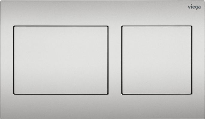 Viega Betätigungsplatte Visign for Style 21, 2-Mengen-Spülung, edel, 130 x 8 x 8 mm, Farbe edelmatt Bild 2