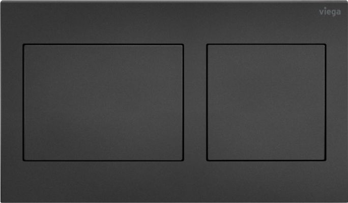 Viega WC Betätigungsplatte Visign for Style 21 8611.1 Kunststoff, 130 x 8 mm, Farbe schwarz Bild 2