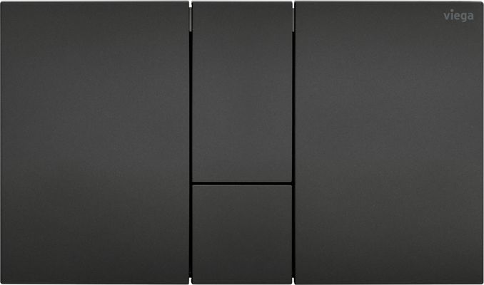 Viega WC Betätigungsplatte VfS 24 8614.1 aus Kunststoff in, 130 x 6 mm, Farbe schwarz Bild 4