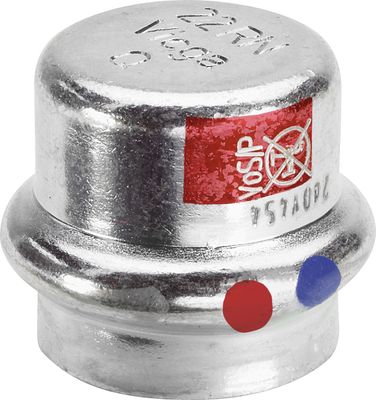 Viega Verschlusskappe 22 mm labs-frei, mit SC-Contur, Stahl unlegiert Bild 2