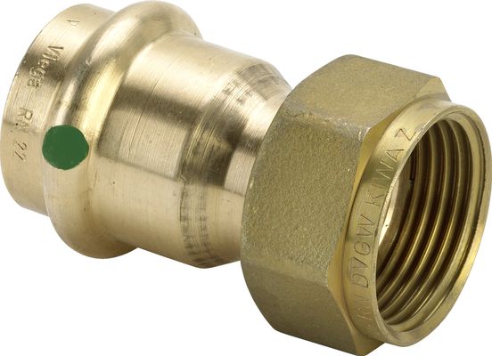 Viega Anschlussverschraubung 42 mm x 1 3/4", flachdichtend, 60 mm Bild 2