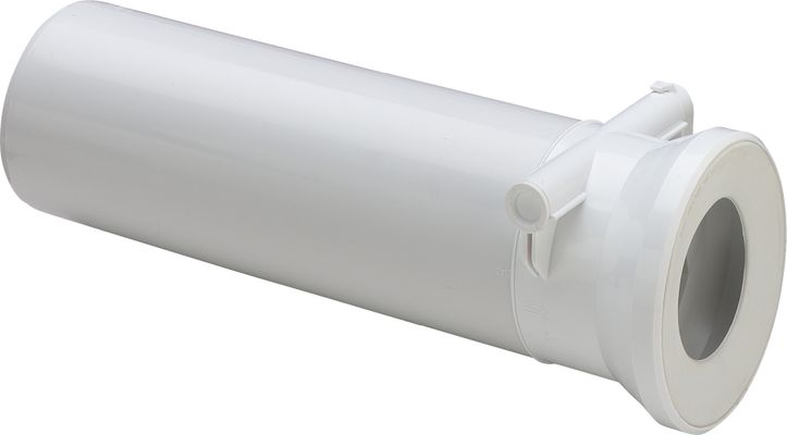 Viega WC-Anschlussstutzen, mit Rückstausicherung, 400 mm, Farbe weiß Bild 2