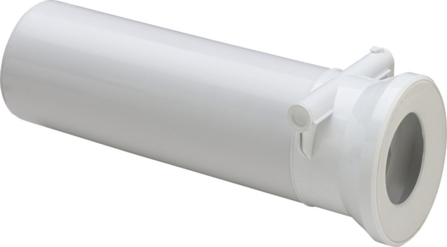 Viega WC-Anschlussstutzen, mit Rückstausicherung, 400 mm, Farbe weiß Bild 1