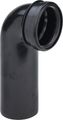 Viega WC Ablaufbogen 3816 in D1=110 Kunststoff, Farbe schwarz Bild 2
