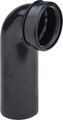 Viega WC Ablaufbogen 3816 in D1=110 Kunststoff, Farbe schwarz Bild 1