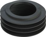 Viega Lippendichtung für WC-Spülrohrverbinder, Gummi, Durchmesser: 43 mm innen, Farbe schwarz Bild 1