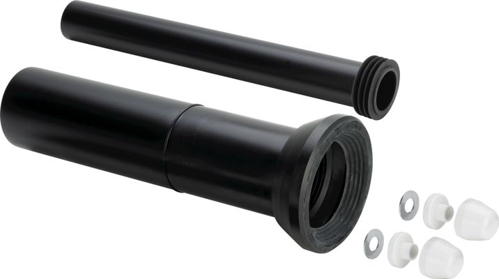 Viega Anschlussset für WC, Kunststoff x 400 mm u.DN, DN 90, Farbe schwarz Bild 3