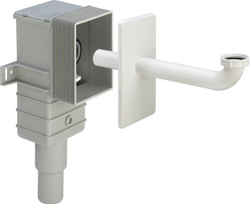 Viega Geruchverschluss 5633.2 in G1 1/4 x Ku weiss RAL 9010, DN 40 / 50, Farbe weiß Bild 2
