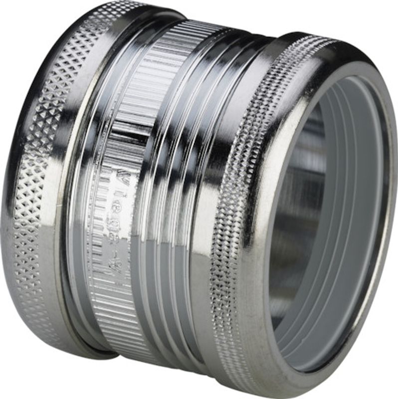 Viega Kupplung in 32 mm, verchromt, Material Messing Bild 1