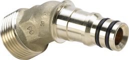 Viega Anschlussstück für Befestigung Überlauf, Rotguss, Länge:, Visign MT5 und RT5, 64 mm Bild 1