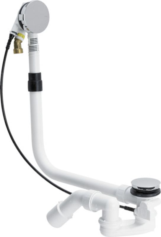 Viega Ab-und Überlauf Multiplex Trio 6161.60 in 725 mmx verchromt, DN 40 / 50, Farbe chrom Bild 1