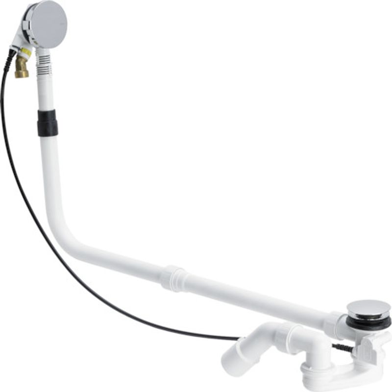 Viega Ab-und Überlauf Multiplex Trio 6161.70 in 1070 mmx verchromt, DN 40 / 50, Farbe chrom Bild 1