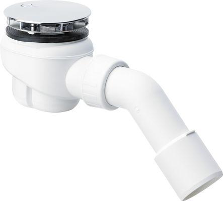 Viega Ablaufgarnitur Domoplex 6929 in 90 mm x Kunststoff verchromt, DN 40 / 50, Farbe chrom Bild 2