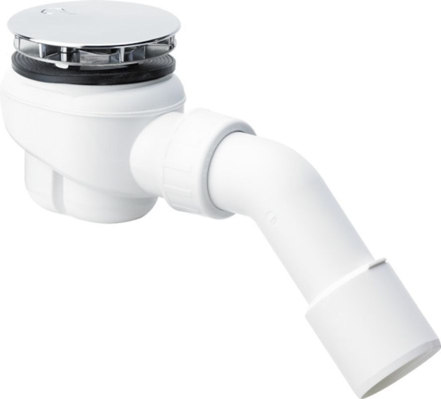 Viega Ablaufgarnitur Domoplex 6929 in 90 mm x Kunststoff verchromt, DN 40 / 50, Farbe chrom Bild 1