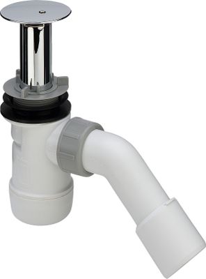 Viega Ablaufgarnitur Duoplex 6934 in 70 mm x Kunststoff verchromt, DN 40 / 50, Farbe chrom Bild 2