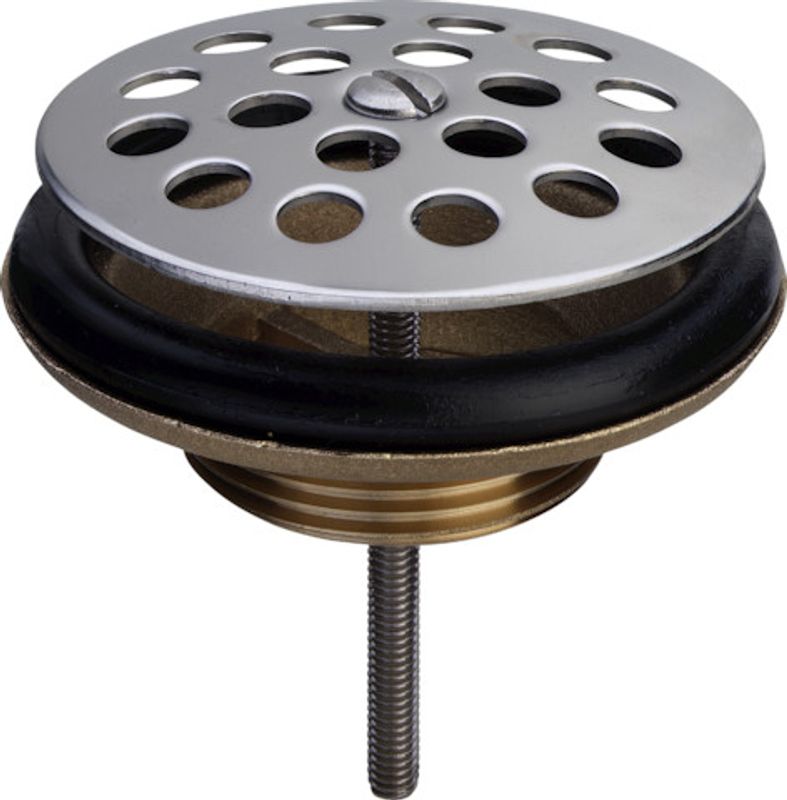 Viega Simplexventil 2", mit Sieb chromnickelstahl, 80 mm, Farbe chrom Bild 1