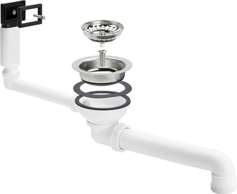 Viega Ablaufventilset 7139.151 in Kunststoff, 114 mm, Farbe weiß Bild 2